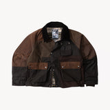 REWORK® FLY WAX JACKET - N° 033 Coats & Jackets MEDIUM / BROWN - BRUT Clothing US