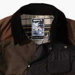 REWORK® FLY WAX JACKET - N° 033 Coats & Jackets MEDIUM / BROWN - BRUT Clothing US