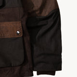 REWORK® FLY WAX JACKET - N° 033 Coats & Jackets MEDIUM / BROWN - BRUT Clothing US
