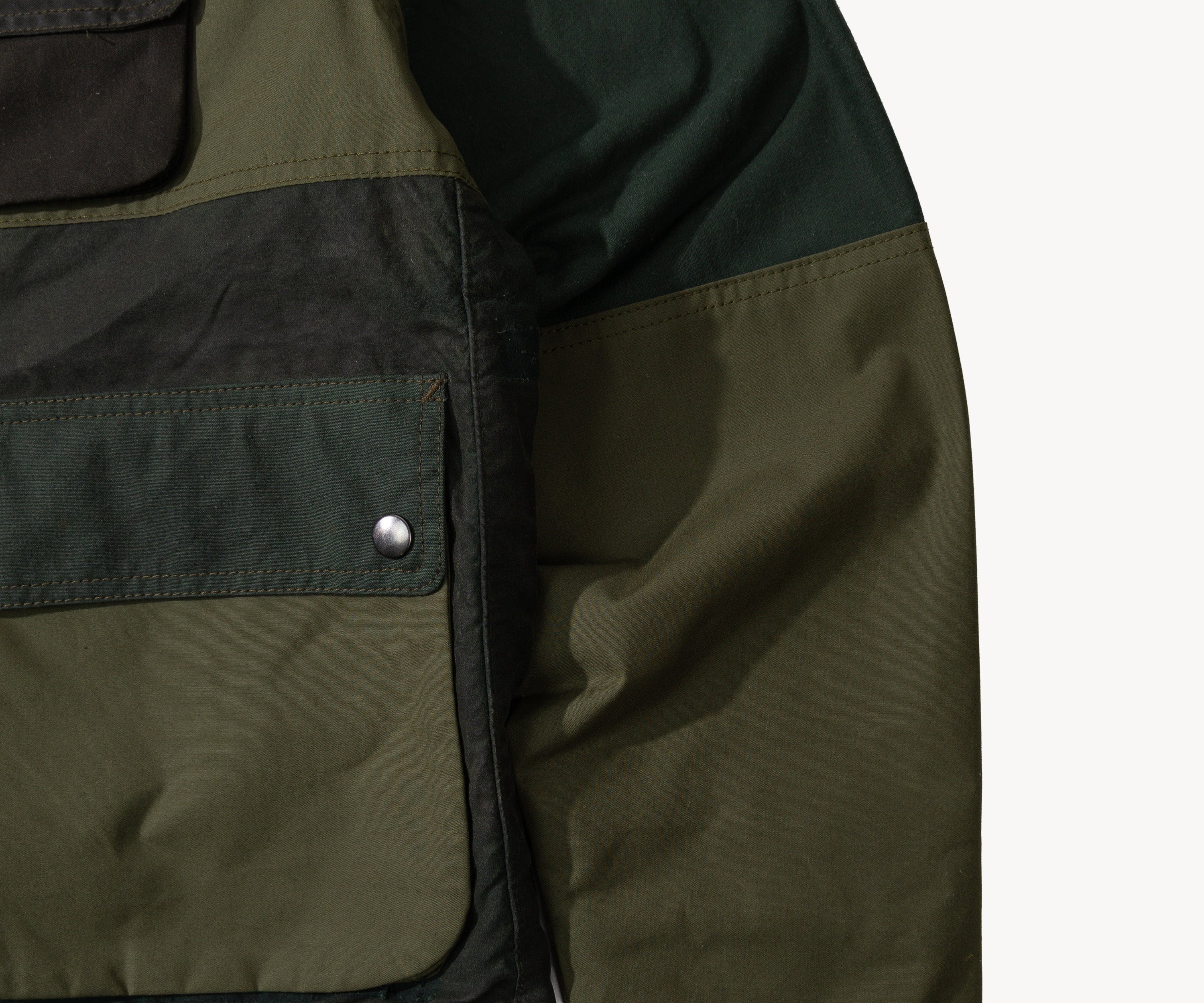REWORK® FLY WAX JACKET - N° 022 Coats & Jackets MEDIUM / GREEN - BRUT Clothing US