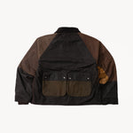 REWORK® FLY WAX JACKET - N° 033 Coats & Jackets MEDIUM / BROWN - BRUT Clothing US