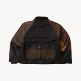 REWORK® FLY WAX JACKET - N° 033 Coats & Jackets MEDIUM / BROWN - BRUT Clothing US