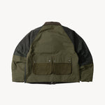 REWORK® FLY WAX JACKET - N° 023 Coats & Jackets MEDIUM / GREEN - BRUT Clothing US