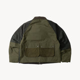 REWORK® FLY WAX JACKET - N° 023 Coats & Jackets MEDIUM / GREEN - BRUT Clothing US