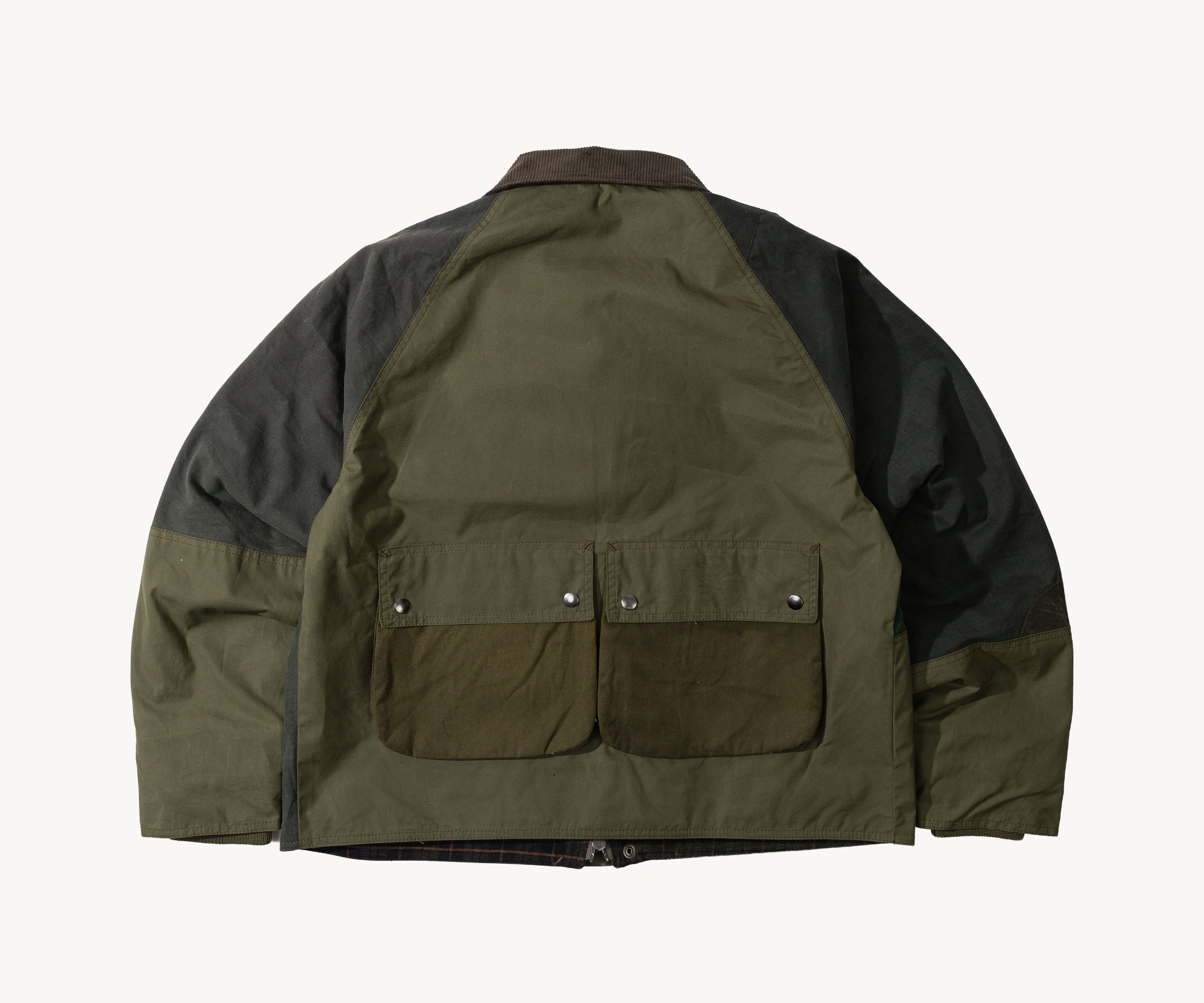 REWORK® FLY WAX JACKET - N° 023 Coats & Jackets MEDIUM / GREEN - BRUT Clothing US