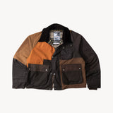 REWORK® FLY WAX JACKET - N° 009 Coats & Jackets SMALL / BROWN - BRUT Clothing US