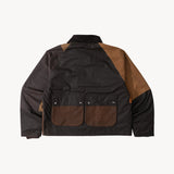 REWORK® FLY WAX JACKET - N° 009 Coats & Jackets SMALL / BROWN - BRUT Clothing US