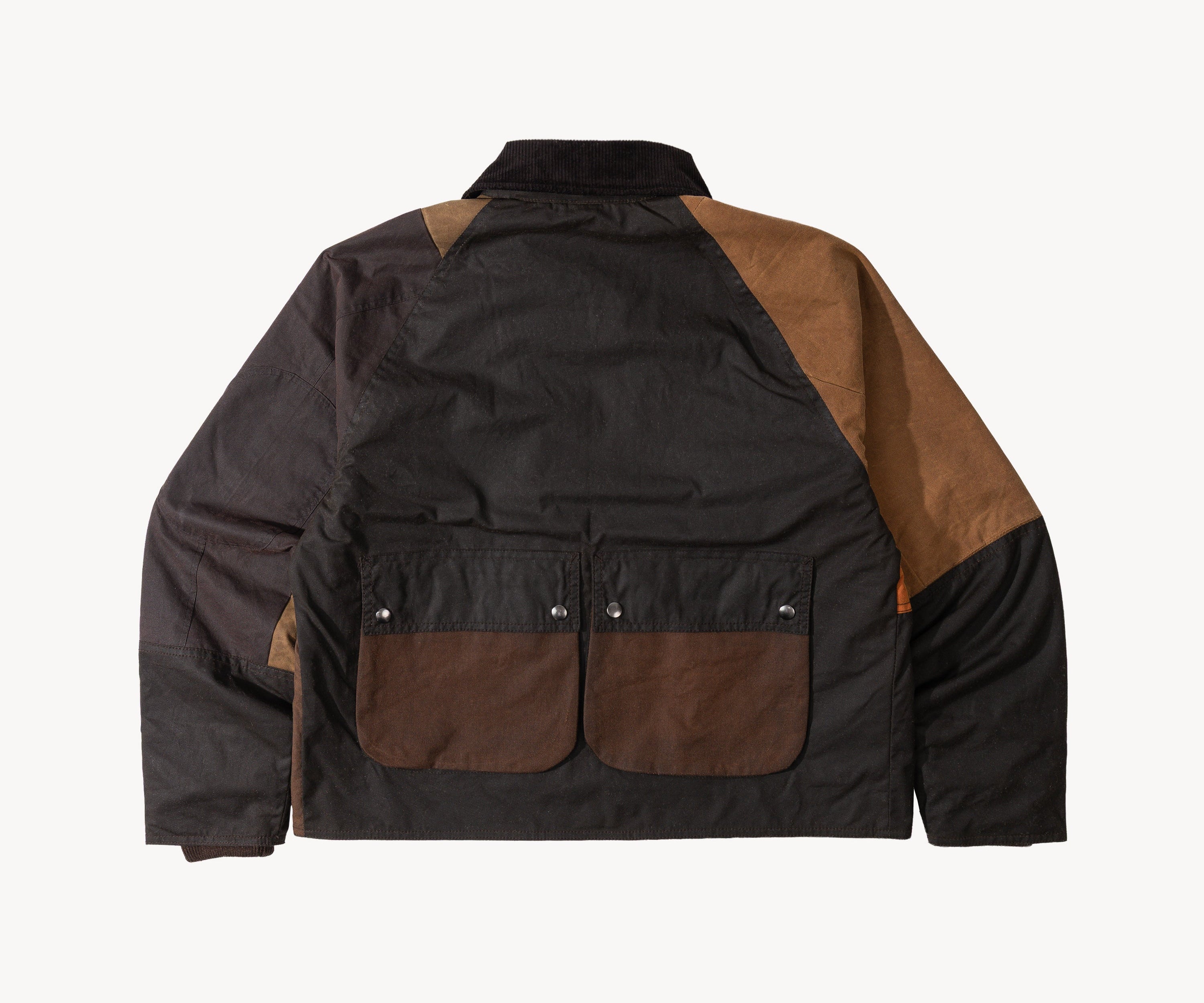 REWORK® FLY WAX JACKET - N° 009 Coats & Jackets SMALL / BROWN - BRUT Clothing US