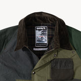 REWORK® FLY WAX JACKET - N° 004 Coats & Jackets SMALL / GREEN - BRUT Clothing US