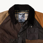 REWORK® FLY WAX JACKET - N° 010 Coats & Jackets SMALL / BROWN - BRUT Clothing US