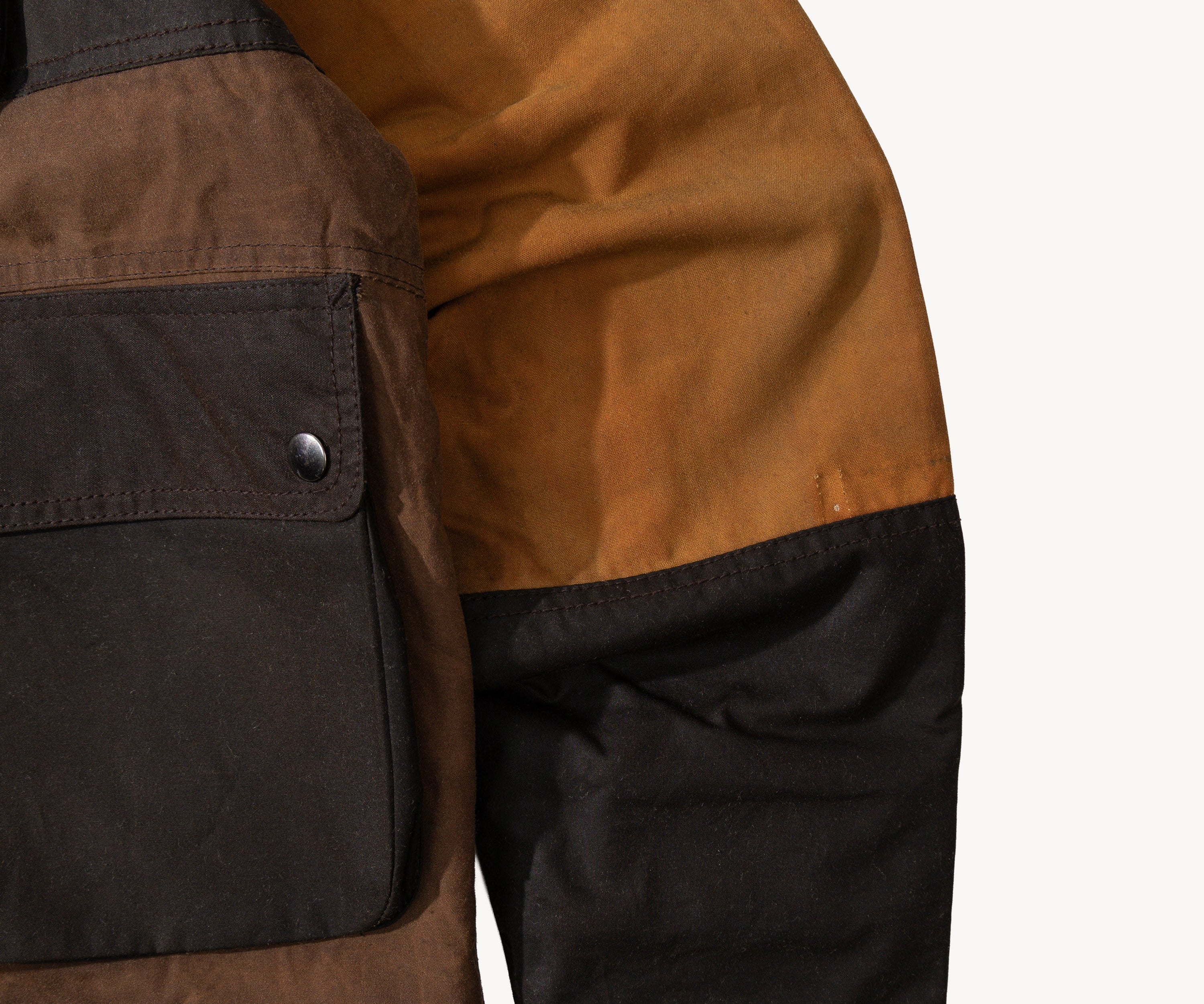 REWORK® FLY WAX JACKET - N° 010 Coats & Jackets SMALL / BROWN - BRUT Clothing US