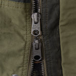 REWORK® FLY WAX JACKET - N° 004 Coats & Jackets SMALL / GREEN - BRUT Clothing US