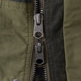 REWORK® FLY WAX JACKET - N° 004 Coats & Jackets SMALL / GREEN - BRUT Clothing US