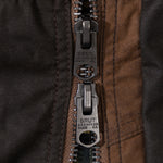 REWORK® FLY WAX JACKET - N° 010 Coats & Jackets SMALL / BROWN - BRUT Clothing US