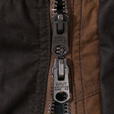 REWORK® FLY WAX JACKET - N° 010 Coats & Jackets SMALL / BROWN - BRUT Clothing US