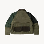 REWORK® FLY WAX JACKET - N° 004 Coats & Jackets SMALL / GREEN - BRUT Clothing US