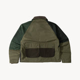 REWORK® FLY WAX JACKET - N° 004 Coats & Jackets SMALL / GREEN - BRUT Clothing US