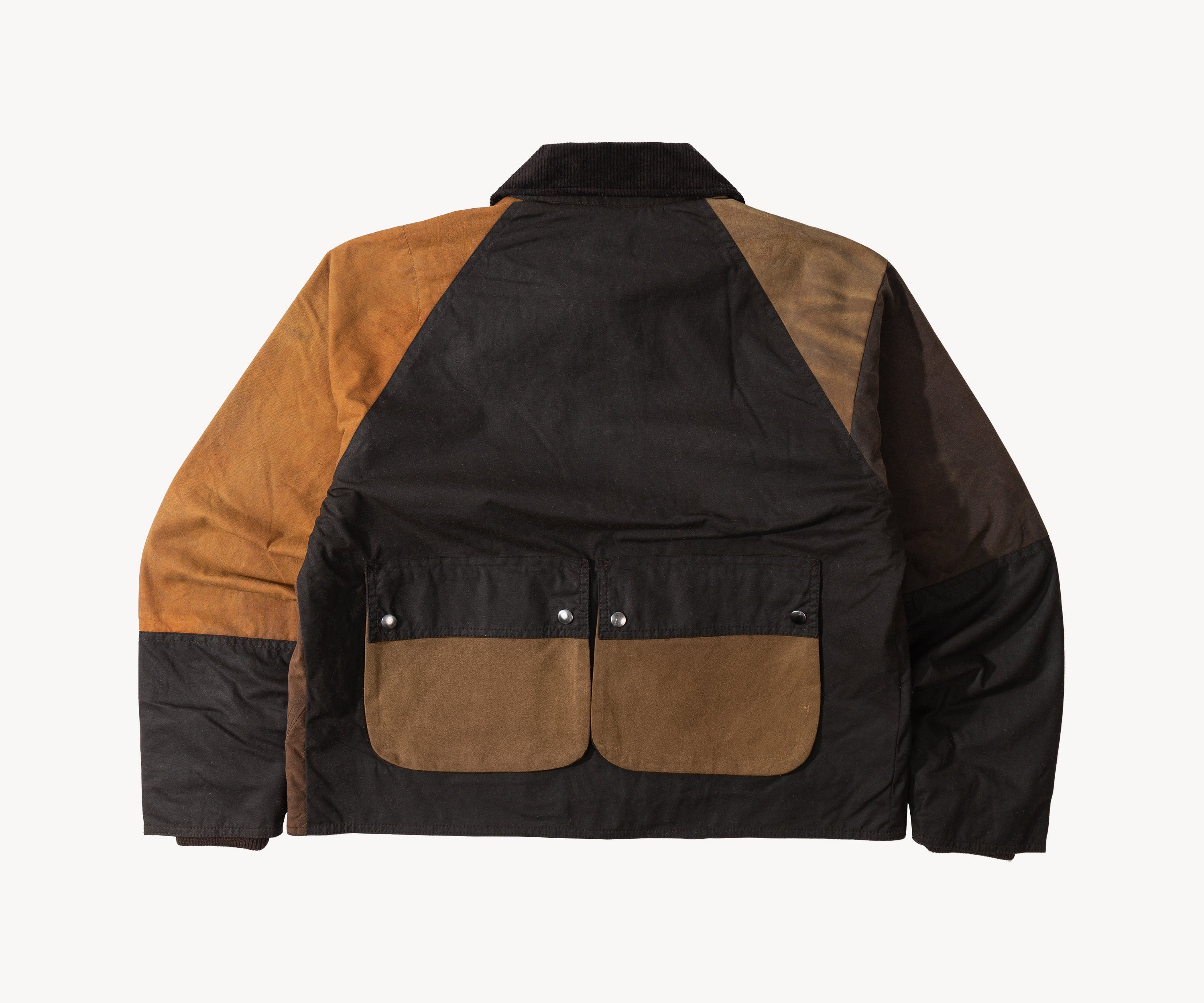 REWORK® FLY WAX JACKET - N° 010 Coats & Jackets SMALL / BROWN - BRUT Clothing US