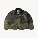 REWORK® FLY WAX JACKET - N° 005 Coats & Jackets SMALL / GREEN - BRUT Clothing US
