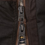 REWORK® FLY WAX JACKET - N° 011 Coats & Jackets SMALL / BROWN - BRUT Clothing US