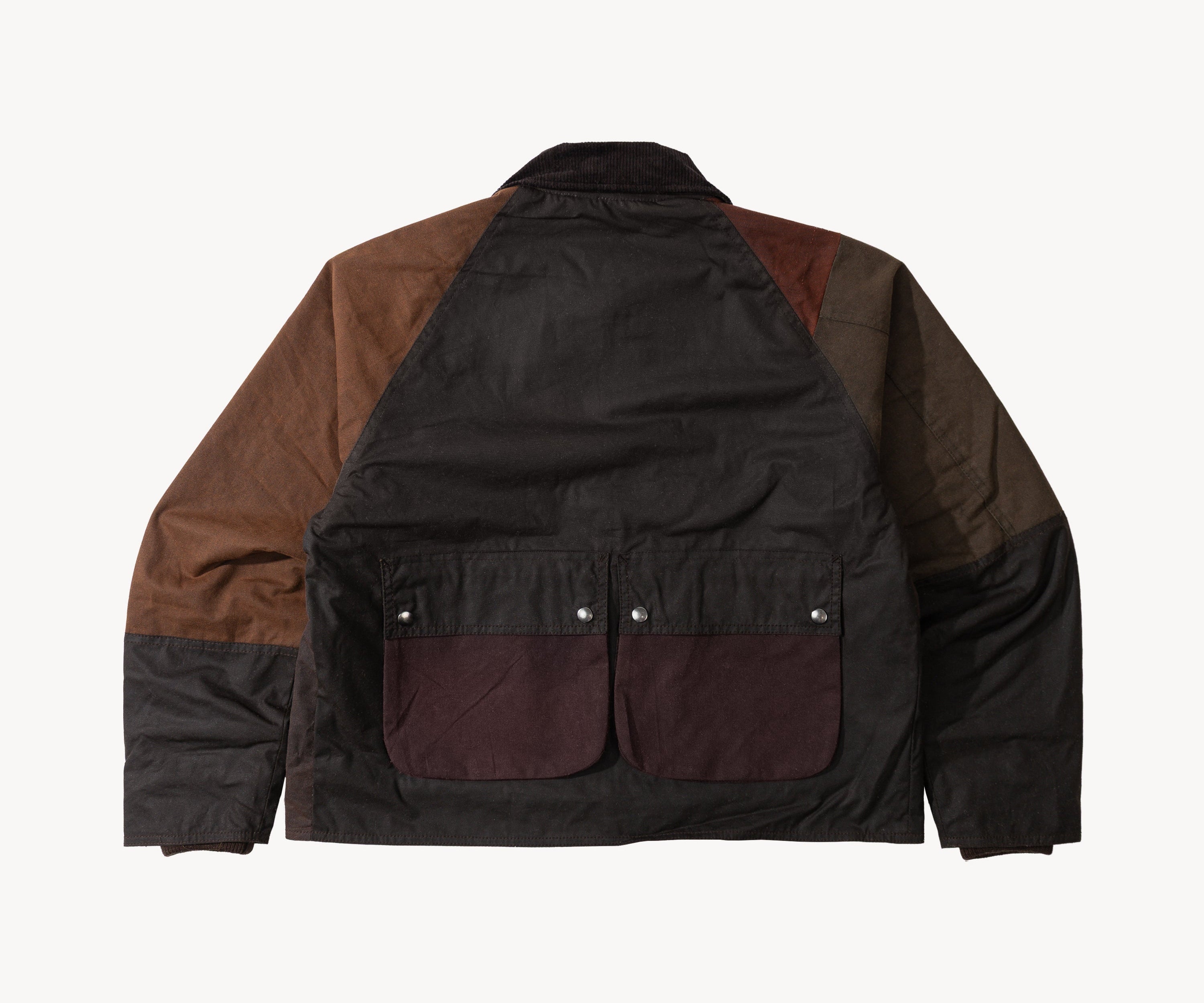 REWORK® FLY WAX JACKET - N° 011 Coats & Jackets SMALL / BROWN - BRUT Clothing US