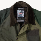 REWORK® FLY WAX JACKET - N° 006 Coats & Jackets SMALL / GREEN - BRUT Clothing US