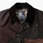 REWORK® FLY WAX JACKET - N° 012 Coats & Jackets SMALL / BROWN - BRUT Clothing US