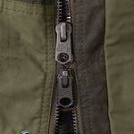 REWORK® FLY WAX JACKET - N° 006 Coats & Jackets SMALL / GREEN - BRUT Clothing US