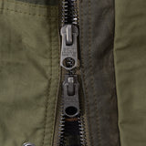 REWORK® FLY WAX JACKET - N° 006 Coats & Jackets SMALL / GREEN - BRUT Clothing US