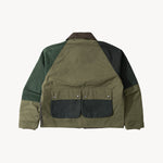 REWORK® FLY WAX JACKET - N° 006 Coats & Jackets SMALL / GREEN - BRUT Clothing US
