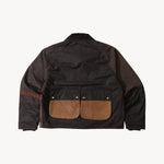 REWORK® FLY WAX JACKET - N° 012 Coats & Jackets SMALL / BROWN - BRUT Clothing US