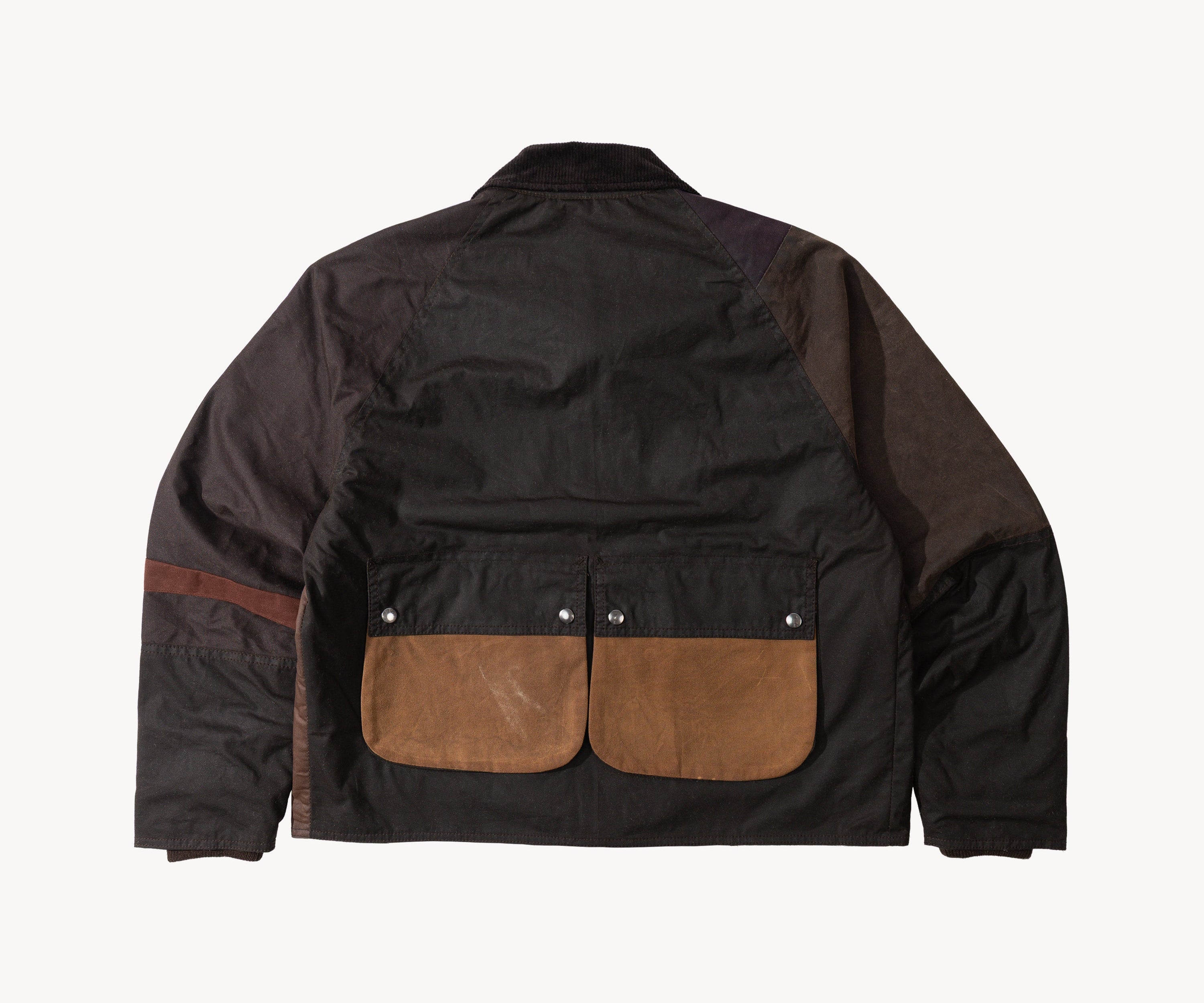 REWORK® FLY WAX JACKET - N° 012 Coats & Jackets SMALL / BROWN - BRUT Clothing US