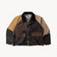 REWORK® FLY WAX JACKET - N° 062 Coats & Jackets X-LARGE / BROWN - BRUT Clothing US