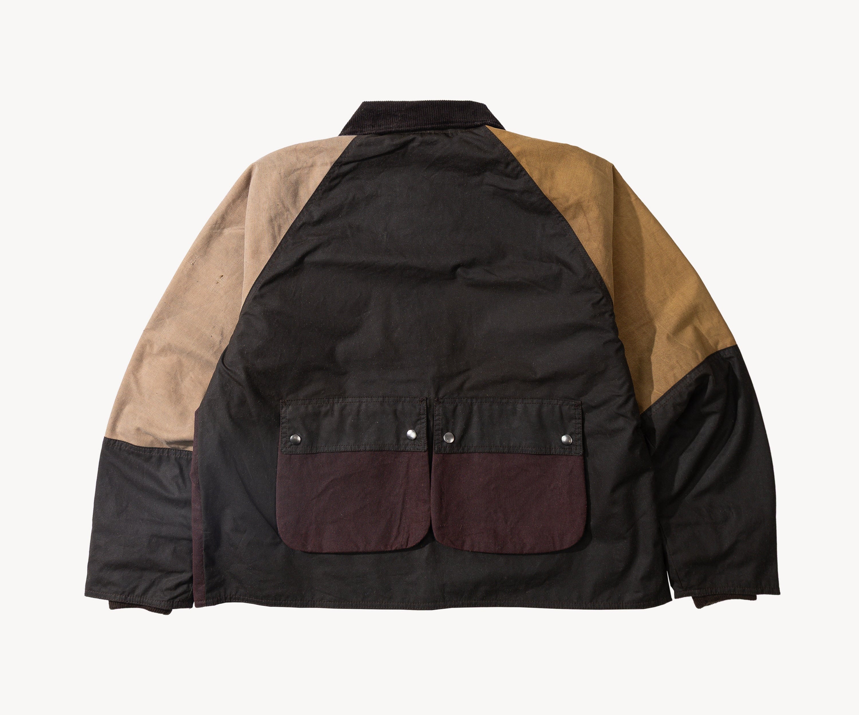 REWORK® FLY WAX JACKET - N° 062 Coats & Jackets X-LARGE / BROWN - BRUT Clothing US
