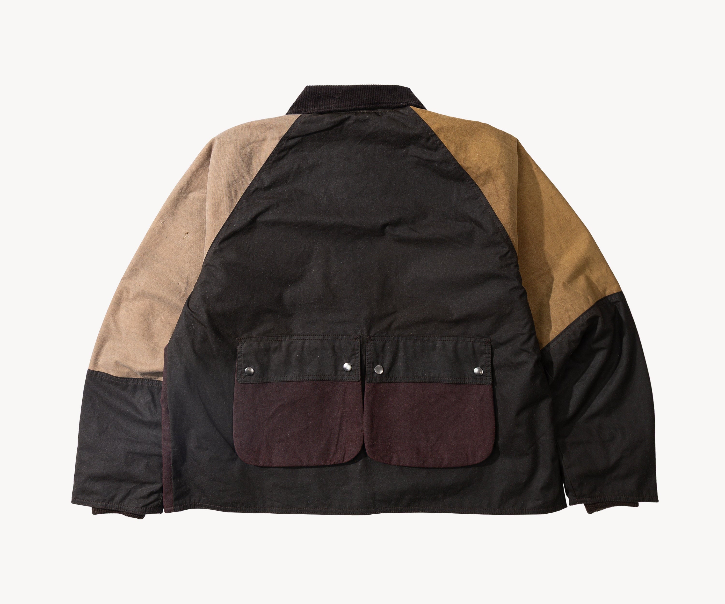 REWORK® FLY WAX JACKET - N° 062 Coats & Jackets X-LARGE / BROWN - BRUT Clothing US
