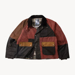 REWORK® FLY WAX JACKET - N° 063 Coats & Jackets X-LARGE / BROWN - BRUT Clothing US