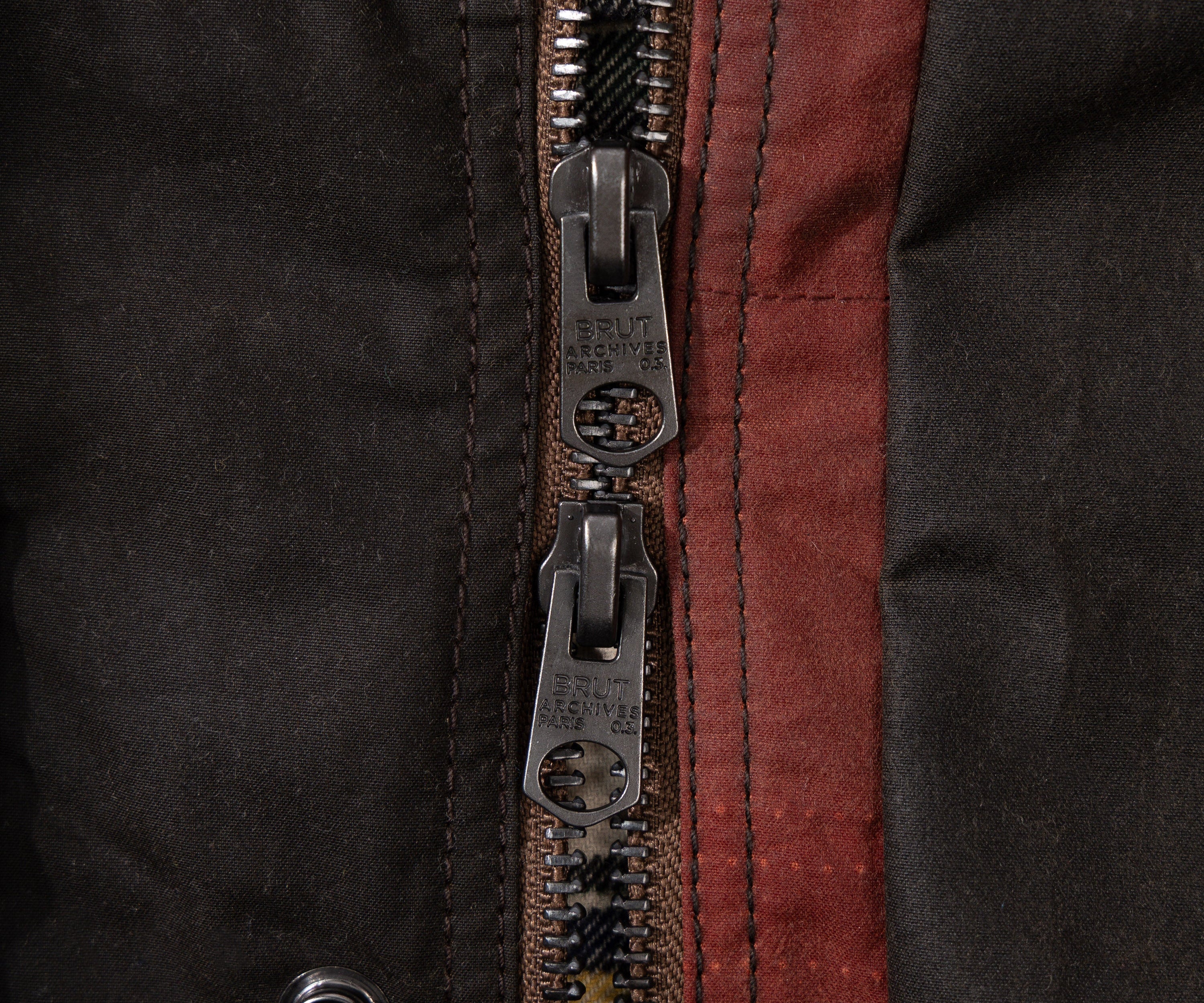 REWORK® FLY WAX JACKET - N° 063 Coats & Jackets X-LARGE / BROWN - BRUT Clothing US