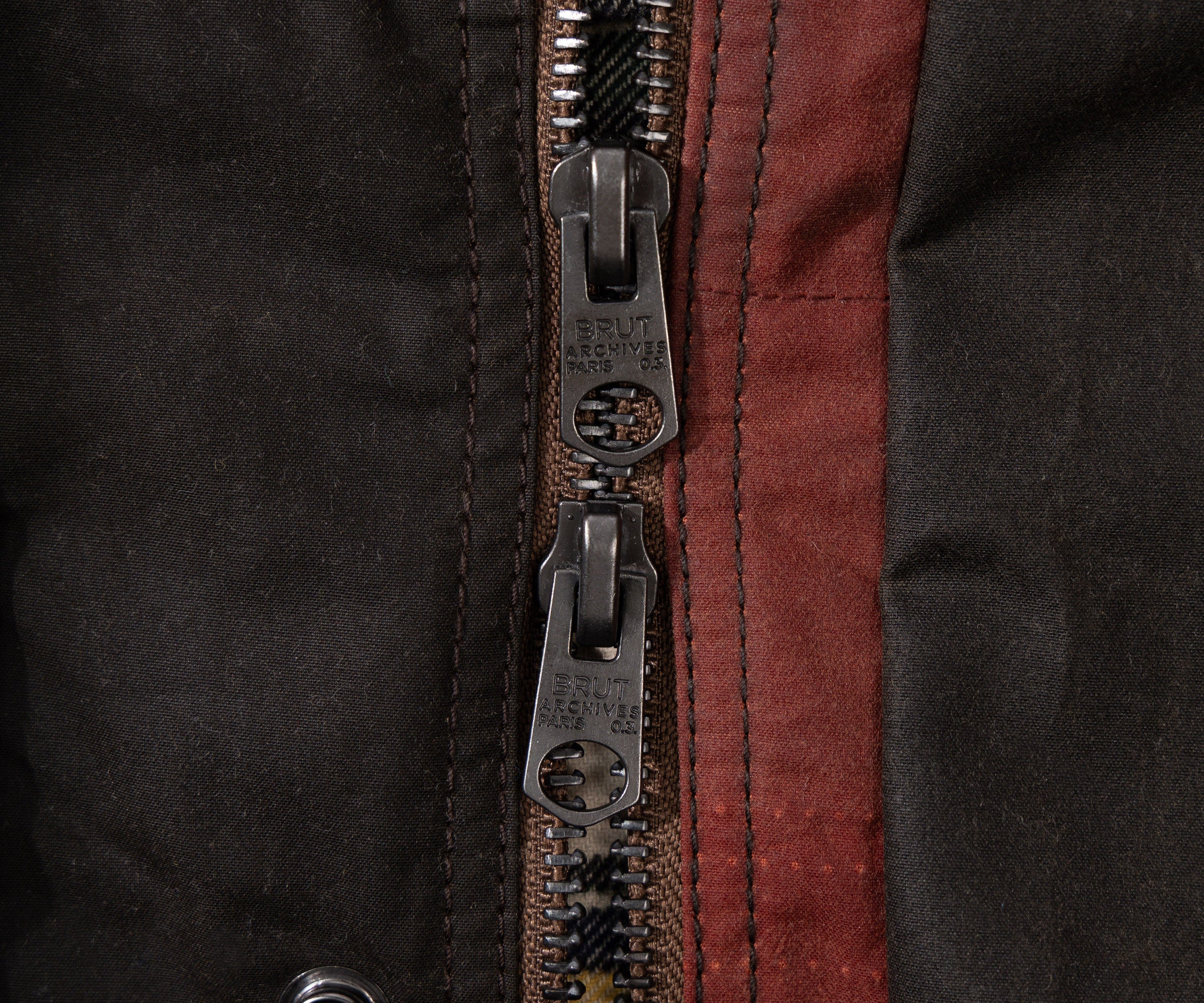 REWORK® FLY WAX JACKET - N° 063 Coats & Jackets X-LARGE / BROWN - BRUT Clothing US
