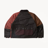 REWORK® FLY WAX JACKET - N° 063 Coats & Jackets X-LARGE / BROWN - BRUT Clothing US