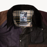 REWORK® FLY WAX JACKET - N° 064 Coats & Jackets X-LARGE / BROWN - BRUT Clothing US
