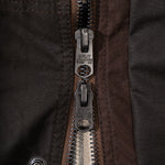 REWORK® FLY WAX JACKET - N° 064 Coats & Jackets X-LARGE / BROWN - BRUT Clothing US
