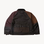 REWORK® FLY WAX JACKET - N° 064 Coats & Jackets X-LARGE / BROWN - BRUT Clothing US