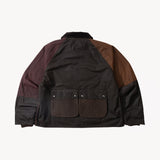 REWORK® FLY WAX JACKET - N° 064 Coats & Jackets X-LARGE / BROWN - BRUT Clothing US