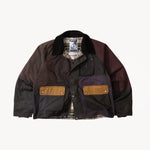 REWORK® FLY WAX JACKET - N° 065 Coats & Jackets X-LARGE / BROWN - BRUT Clothing US