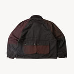 REWORK® FLY WAX JACKET - N° 065 Coats & Jackets X-LARGE / BROWN - BRUT Clothing US