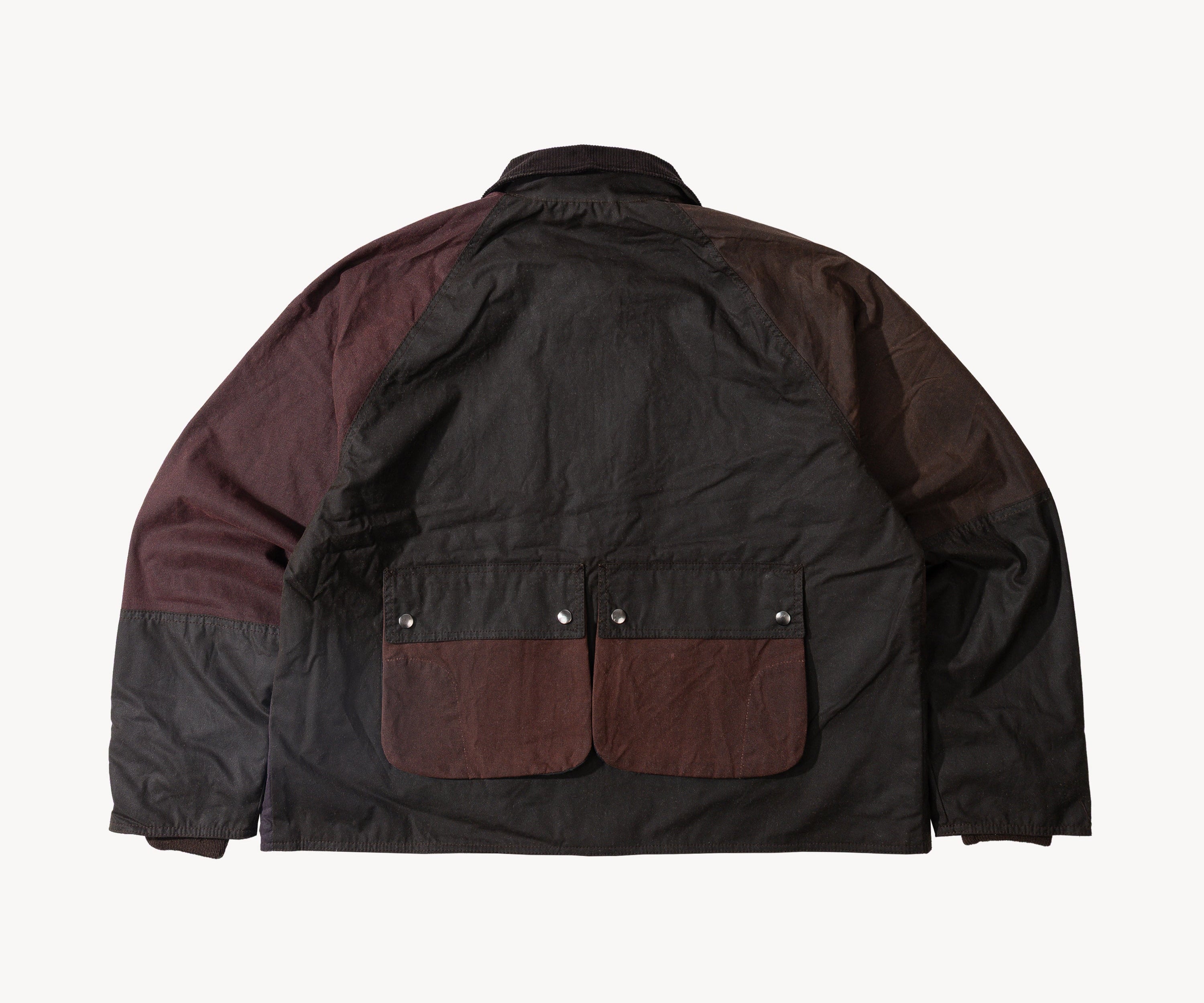 REWORK® FLY WAX JACKET - N° 065 Coats & Jackets X-LARGE / BROWN - BRUT Clothing US