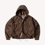 REWORK® WINDPROOF JACKET Coats & Jackets S / OVERDYED BROWN - BRUT Clothing US