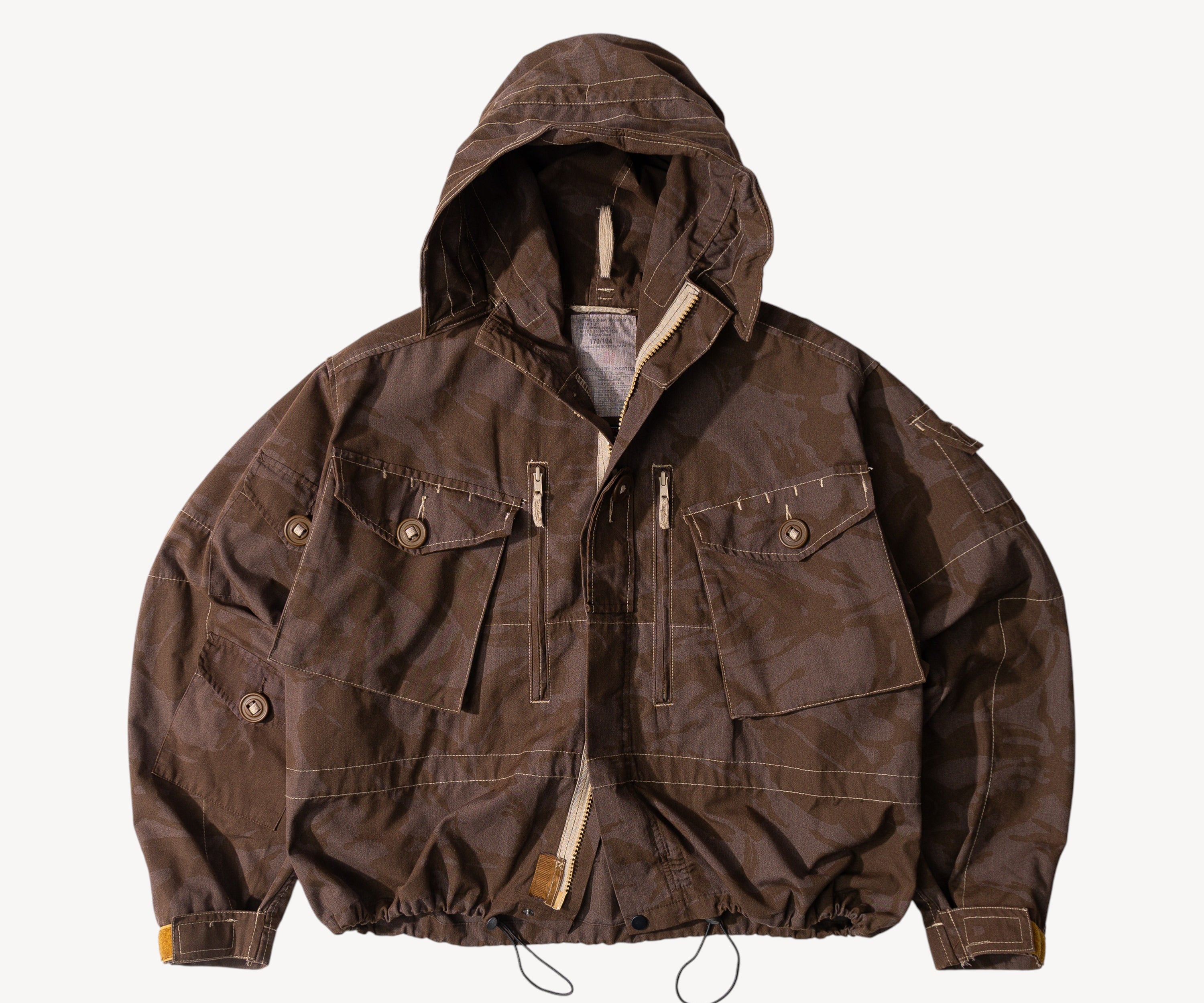 REWORK® WINDPROOF JACKET Coats & Jackets S / OVERDYED BROWN - BRUT Clothing US