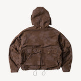 REWORK® WINDPROOF JACKET Coats & Jackets S / OVERDYED BROWN - BRUT Clothing US