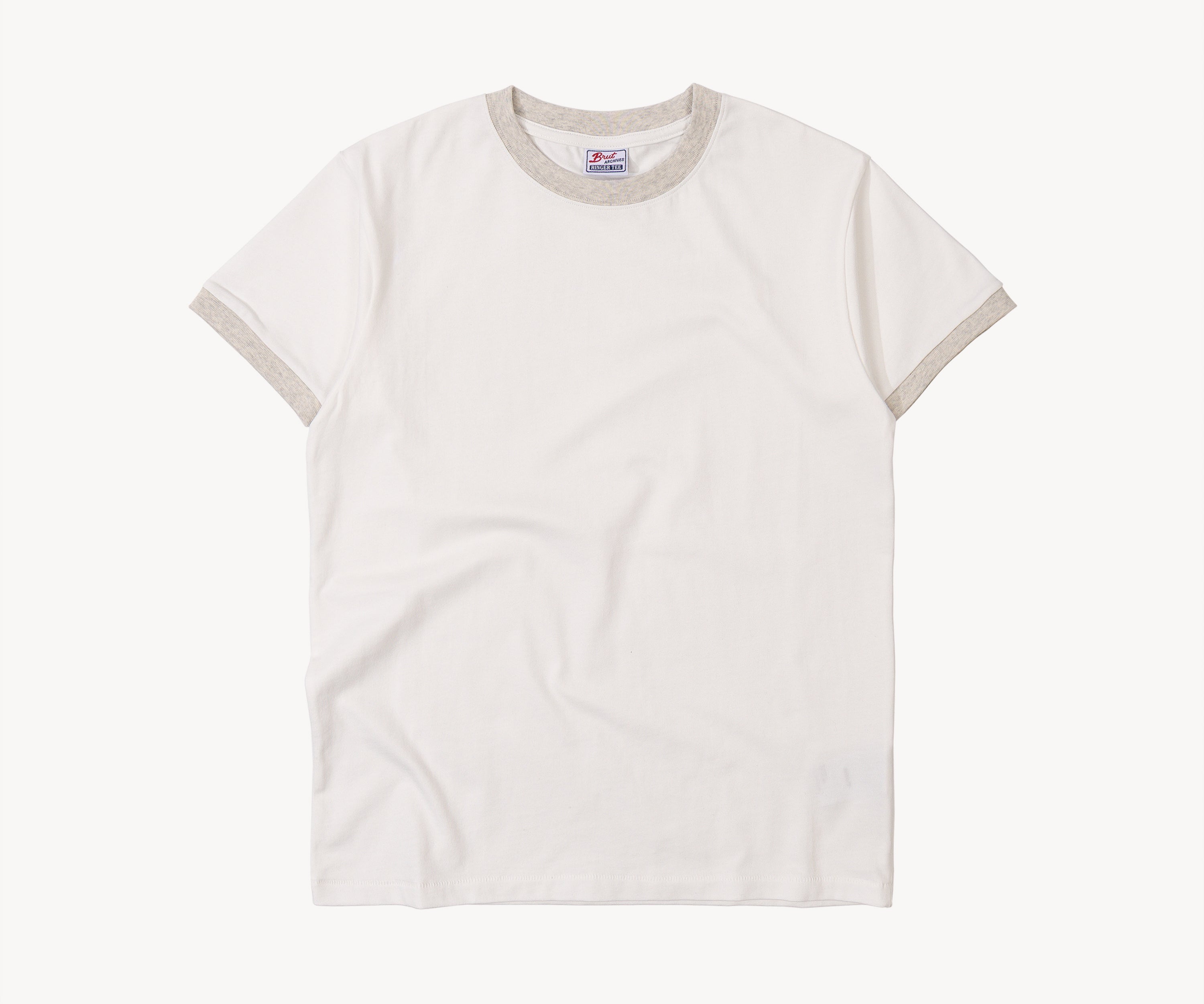 THE RINGER TEE T-Shirts X-SMALL / WHITE - BRUT Clothing US